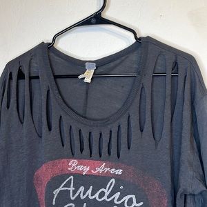 Free People distressed t shirt